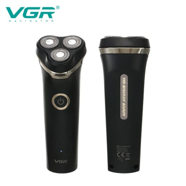 0003977 v 319 new magnetic three blade razor 800 - Profesionalni i vodootporni brijač za muškarce VGR V - 319 je idealan za stilizovanje Vaše brade. Specifikacije : Broj rezača -3, tip rezača - rotacioni, materijal sečiva - nerđajući čelik, materijal kućišta - metal + ABS, vreme upotrebe - 90 min, napon - 100-240v～50/60Hz, snaga - 5V, način punjenja - USB konektor, vreme punjenja - 1 sat, težina - 0,37 lbs/168 g, veličina - 6,46x2,36x1,18in / 16,4x6x3cm.