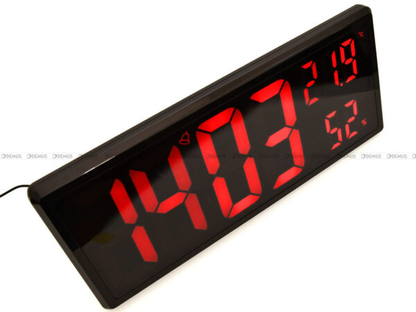 pol pl Zegar cyfrowy z termometrem i higrometrem JVD DH308 1 36x16 cm 69971 3 - Digitalni LED zidni sat sa velikim ekranom ima kontrastne velike cifre, koje su jasne i upadljive, i mogu jasno da vide vreme na udaljenosti od 10 metara. Sadrži funkciju datuma, alarma, vremena i temperature. Zbog svog jednostavnog dizajna uklopiće se uz Vaš enterijer. U isto vreme, veoma je lagan, pa se lako može okačiti na zid, ali se može postaviti na noćni stočić ili radni sto. Materijal - plastika.