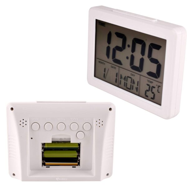 61FG7GpqqBL. SL1500 - Digitalni LCD satovi su moderni, praktični uređaji za prikazivanje vremena i drugih informacija. Naš digitalni LCD sat je izrađen od kvalitetnih materijala i dizajnirane tako da bude izdržljiv i lakši za nošenje. Ima LCD ekran koji prikazuje vreme, datum i temperaturu prostorije. Ukoliko tražite sat koji je modernog dizajna i ima mnogo korisnih funkcija, onda je naš digitalni LCD sat pravi izbor za vas.