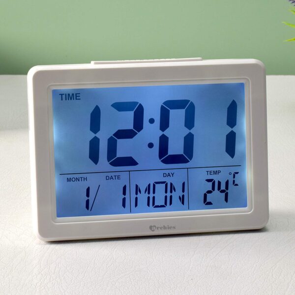 71DF4pcHNQL. SL1500 - Digitalni LCD satovi su moderni, praktični uređaji za prikazivanje vremena i drugih informacija. Naš digitalni LCD sat je izrađen od kvalitetnih materijala i dizajnirane tako da bude izdržljiv i lakši za nošenje. Ima LCD ekran koji prikazuje vreme, datum i temperaturu prostorije. Ukoliko tražite sat koji je modernog dizajna i ima mnogo korisnih funkcija, onda je naš digitalni LCD sat pravi izbor za vas.