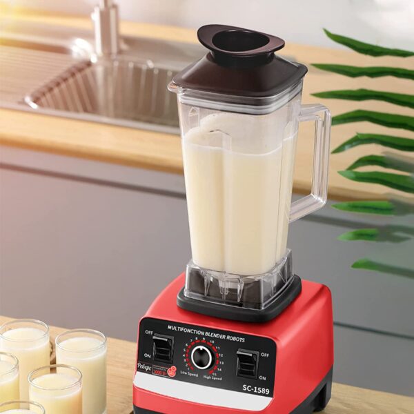 614mxmAumAL. AC SL1500 - Blender za voće i povrće je must-have alat za svakog ljubitelja zdrave ishrane. Ovaj blender omogućuje brzo i jednostavno pripremu svežih smoothie-a i obroka od povrća. Napravljen sa visokokvalitetnim noževima i snage motora, ovaj blender omogućuje vam da brzo i efikasno mixate sve namirnice. Funkcija mešanja omogućuje vam da postignete glatku i ujednačenu teksturu. Blender za voće i povrće dolazi sa staklenom posudom od visokokvalitetnog materijala i jednostavnim za čišćenje. Osigurajte sebi zdrav i brz obrok svakog dana sa blenderom za voće i povrće.