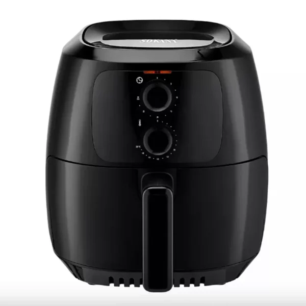 SK YG 8026 img2 - Airfryer je inovativni kućni aparat za pripremu hrane koji koristi tehnologiju zračnog hlađenja za zdraviju alternativu tradicionalnom prženju u ulju. Pomoću Airfryera možete pripremati razne vrste hrane, uključujući meso, povrće, krumpir i slično, bez dodavanja velike količine ulja. Ovaj aparat ima precizne kontrole temperature i vremena pečenja, kako bi se osiguralo da hranu pripremite do savršene mekoće i arome. Takođe, Airfryer ima jednostavan dizajn i lako se čisti, što ga čini idealnim za svakodnevnu upotrebu. Airfryer je odlična opcija za sve koji žele zdraviju i jednostavniju pripremu hrane bez kompromisa na ukusu i kvalitetu.