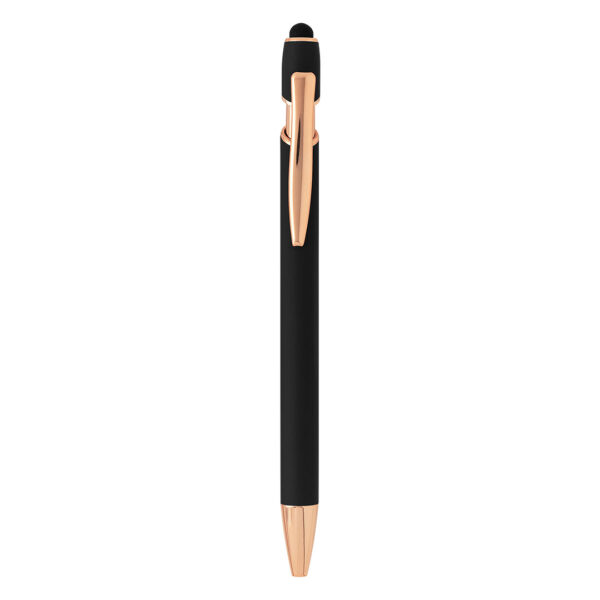 1108210 002 - ARMADA GOLD, metalna „touch“ hemijska olovka, crna