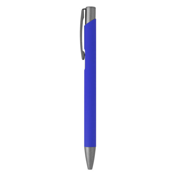 1108523 001 - OGGI SOFT GRAY, metalna hemijska olovka, rojal plava