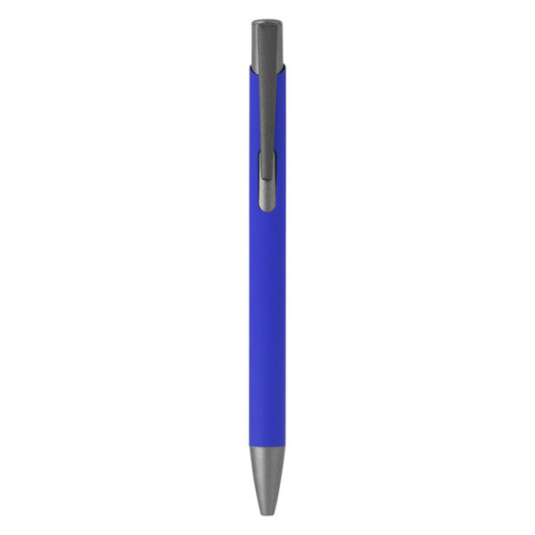 1108523 002 - OGGI SOFT GRAY, metalna hemijska olovka, rojal plava