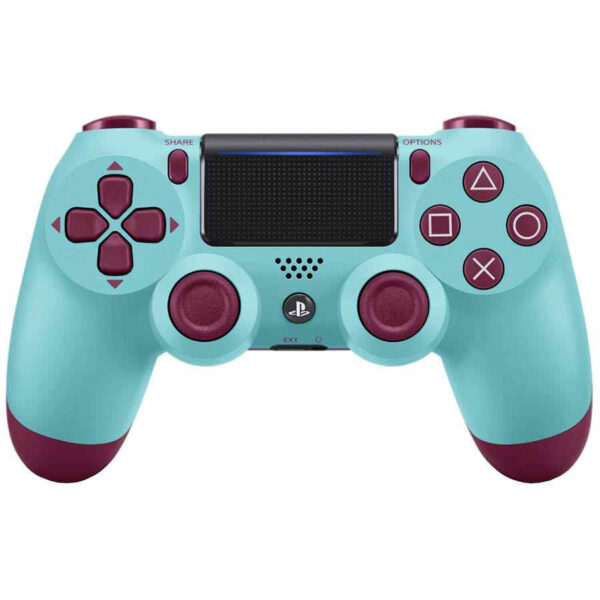 12624 dualshock 4 berry blue dzojstik za ps4 cena prodaja - Specifikacije: Tip: Playstation 4 Dual Shock Berry Blue V2 Povezivanje: Bluetooth 2.1 + EDR, USB (Micro B), Extension Port, priključak za slušalice Boja: Svetlo plava Ostalo: LED osvetljenje, vibracija, ugrađen zvučnik, Li-Ion baterija 3.7V / 1000mAh