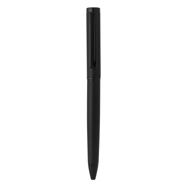 1417210 003 - MAXIMUS, metalna hemijska i roler olovka u setu, crna