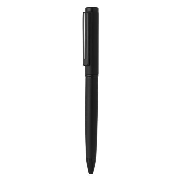 1417210 004 - MAXIMUS, metalna hemijska i roler olovka u setu, crna