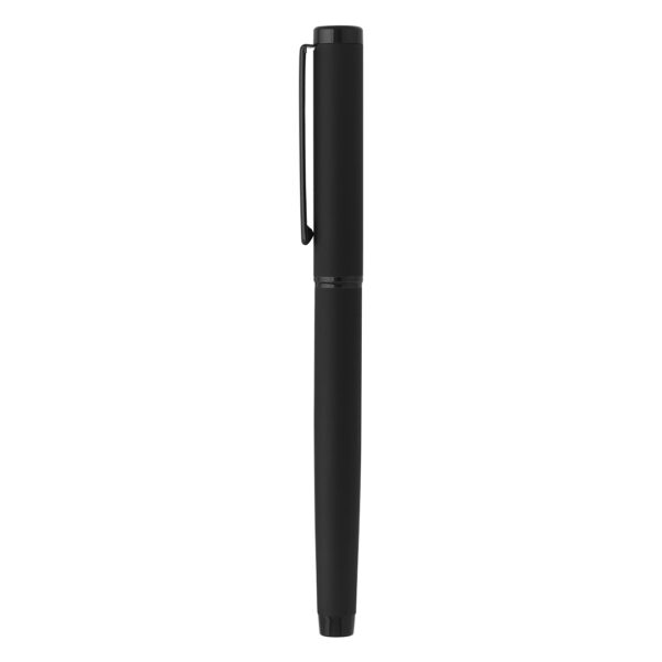 1417210 005 - MAXIMUS, metalna hemijska i roler olovka u setu, crna