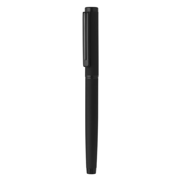 1417210 007 - MAXIMUS, metalna hemijska i roler olovka u setu, crna