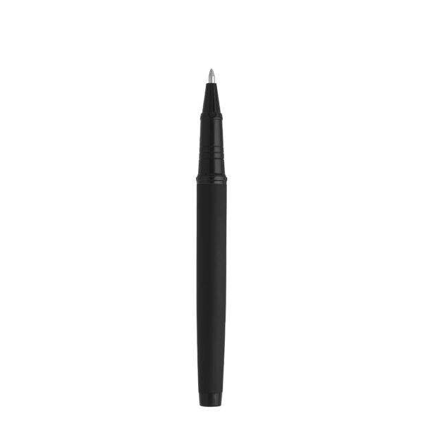1417210 008 - MAXIMUS, metalna hemijska i roler olovka u setu, crna