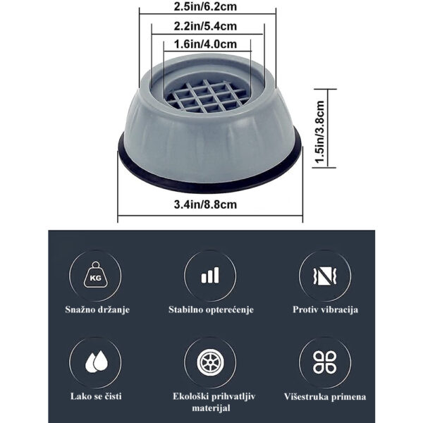 1acc31698c4bf1ae5053edfb4d089afb - Izolacioni podmetači protiv vibracije, buke i klizanja za veš mašine i druge kućne aparate.