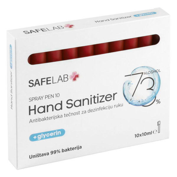3220430 003 - SPRAY PEN 10, antibakterijska tečnost za dezinfekciju ruku, 10 ml, 10/1, crveni