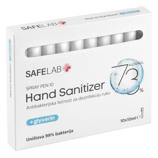 3220490 003 - SPRAY PEN 10, antibakterijska tečnost za dezinfekciju ruku, 10 ml, 10/1, beli