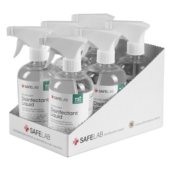 3222390 002 - DEZ PRO 500T, antibakterijska tečnost za dezinfekciju, 500 ml, bela