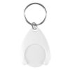 TOKEN, plastični privezak za ključeve, beli - Image 3