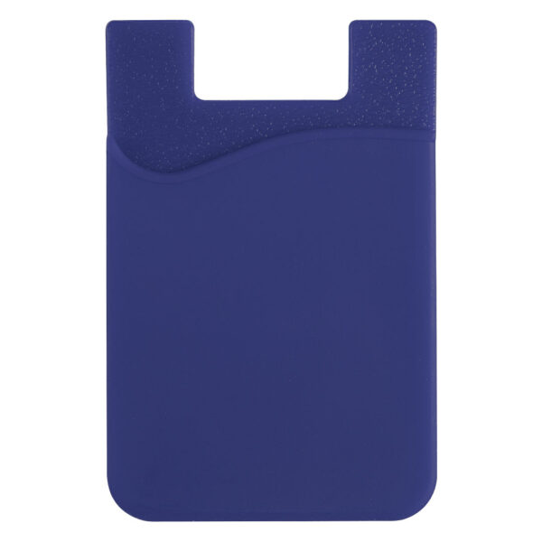 3701620 001 - POCKET, silikonski držač kartica za telefon, plavi