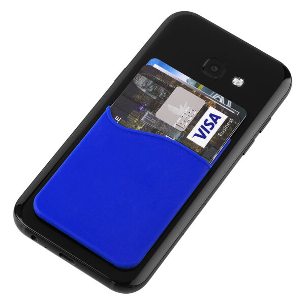 3701623 002 - POCKET, silikonski držač kartica za telefon, rojal plavi