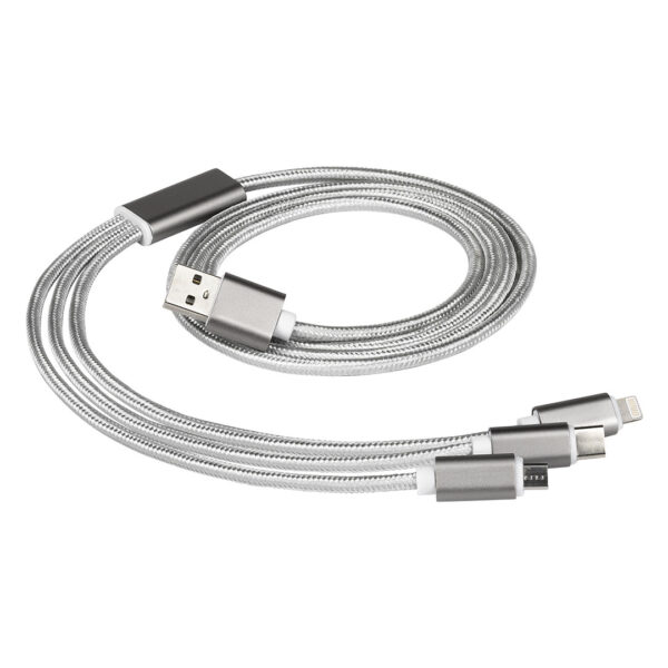 3760480 001 - USB kabl 3 u 1 odgovara za iPhone i Android Dimenzija: 1.2 m