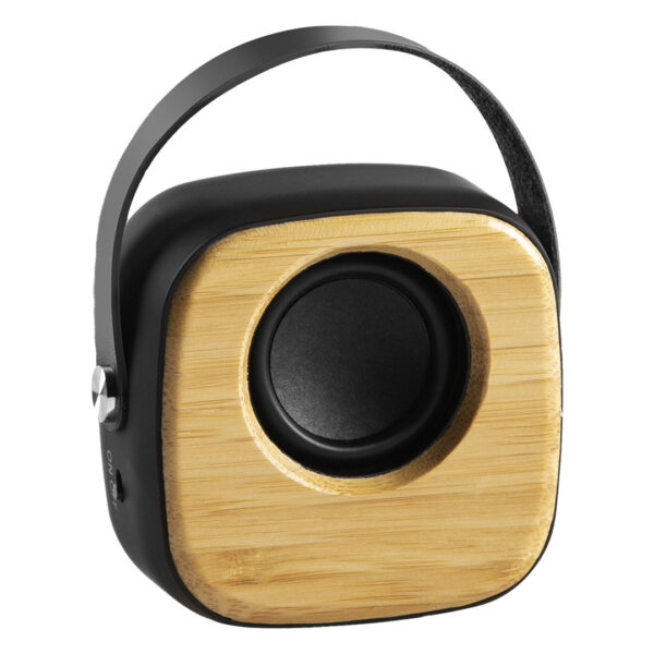 3783210 001 - Bluetooth zvučnik od bambusa, jačine 3W sa punjivom baterijom kapaciteta 500 mAh, u poklon kutiji
