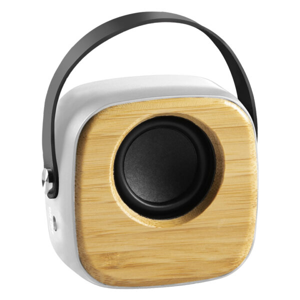 3783290 001 - Bluetooth zvučnik od bambusa, jačine 3W sa punjivom baterijom kapaciteta 500 mAh, u poklon kutiji