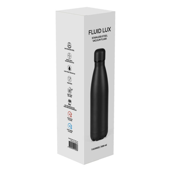 4111310 003 - FLUID LUX, termos, 500 ml, crni