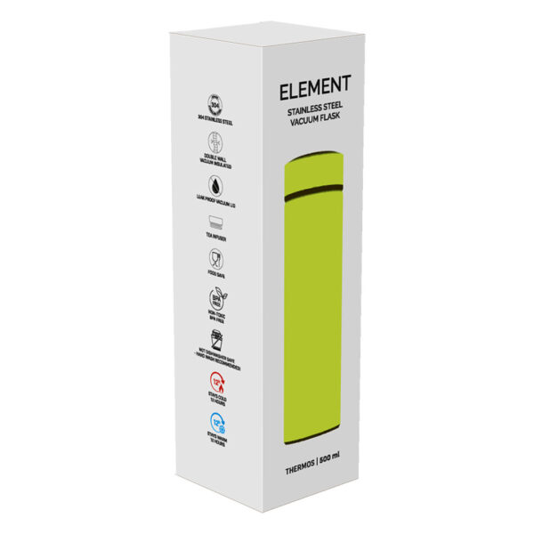 4111651 003 - ELEMENT, termos, 500 ml, svetlo zeleni