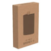 BRANDY 4, metalna pljoska, 115 ml, crna - Image 2
