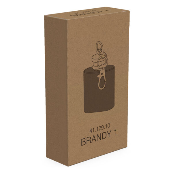 4112910 002 - BRANDY 1, pljoska, 30 ml, crna