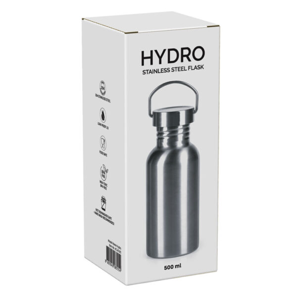 4114180 003 - HYDRO, sportska boca, 500 ml, srebrni