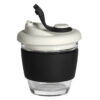 GUSTO, čaša sa silikonskim držačem, 250 ml, crna - Image 2