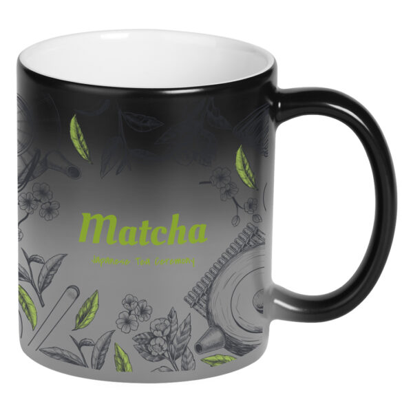 4406510 002 - MAGIC MUG, keramička šolja za sublimaciju, 325 ml, crna