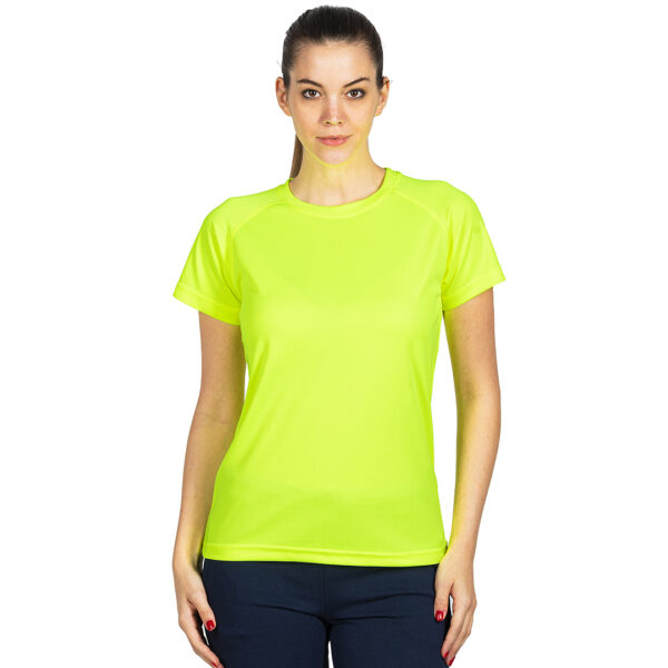 5002341 001 - RECORD LADY, ženska sportska majica sa raglan rukavima, neon žuta