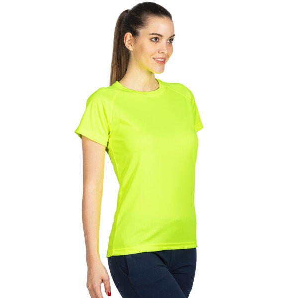 5002341 002 - RECORD LADY, ženska sportska majica sa raglan rukavima, neon žuta