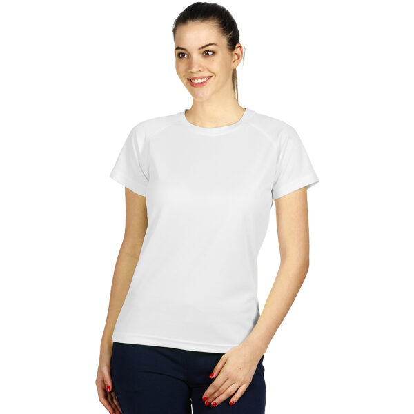 5002390 001 - RECORD LADY, ženska sportska majica sa raglan rukavima, bela