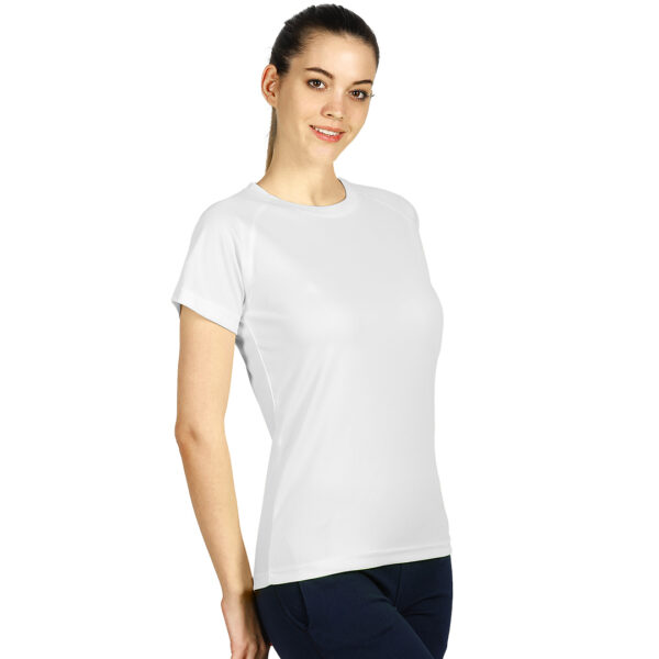5002390 002 - RECORD LADY, ženska sportska majica sa raglan rukavima, bela