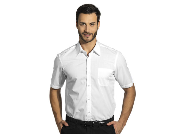 5500390 001 1 - BUSINESS SSL MEN, muška košulja kratkih rukava, bela