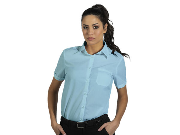 5500422 001 - BUSINESS SSL WOMEN, ženska košulja kratkih rukava, svetlo plava