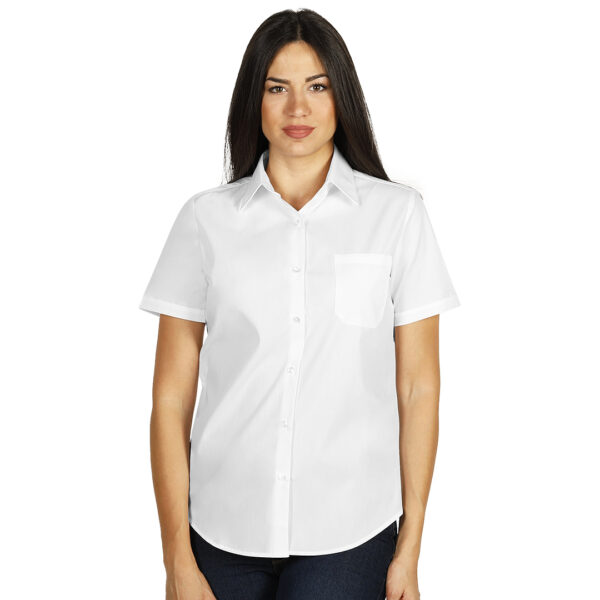 5500490 001 1 - BUSINESS SSL WOMEN, ženska košulja kratkih rukava, bela