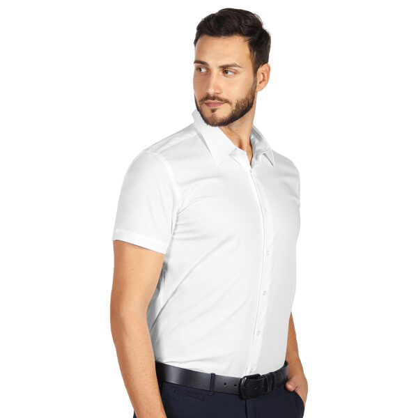 5504590 002 1 - CLUB SSL MEN, muška košulja kratkikih rukava, bela