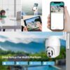 Spoljna Rotirajuća PTZ IP Wifi Kamera Za Video Nadzor IP66 - Image 2