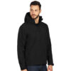 PROTECT MEN, softshell jakna sa skidajućom kapuljačom, crna - Image 2