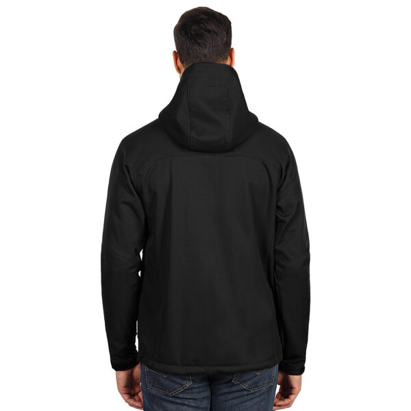 5704010 003 - BLACK PEAK, softšel jakna sa kapuljačom, crna