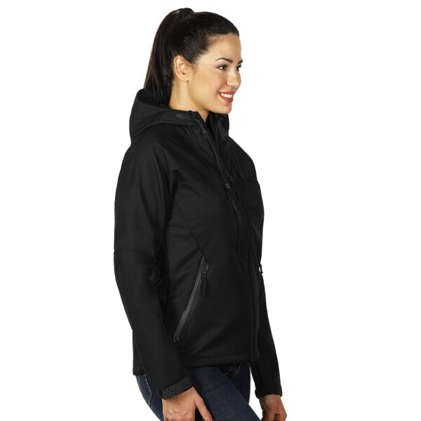 5704910 002 - BLACK PEAK WOMEN, ženska softšel jakna sa kapuljačom crna