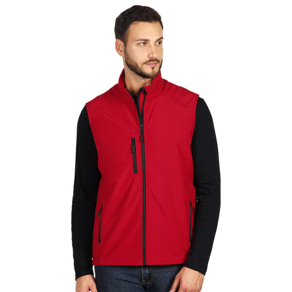 5706330 001 1 - SKIPPER VEST, softšel prsluk, crveni