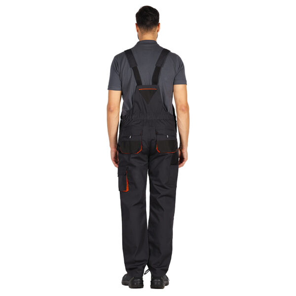 5801511 003 - HAMMER BIB PANTS, radni polukombinezon, tamno sivi