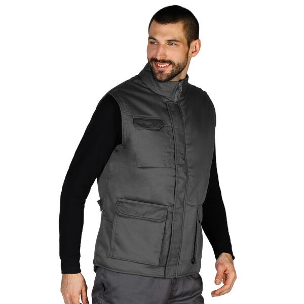 5801711 002 1 - CRAFT VEST, radni prsluk tamno sivi