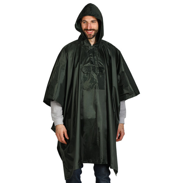 5805650 001 - PONCHO, vodootporna kabanica, zelena