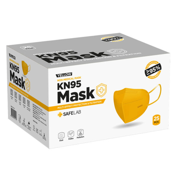 5906340 003 - KN95, maska, žuta