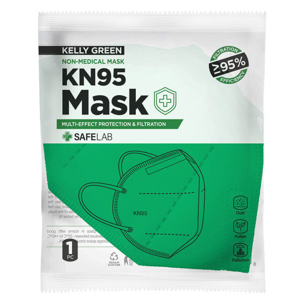 5906353 002 - KN95, maska, keli zelena
